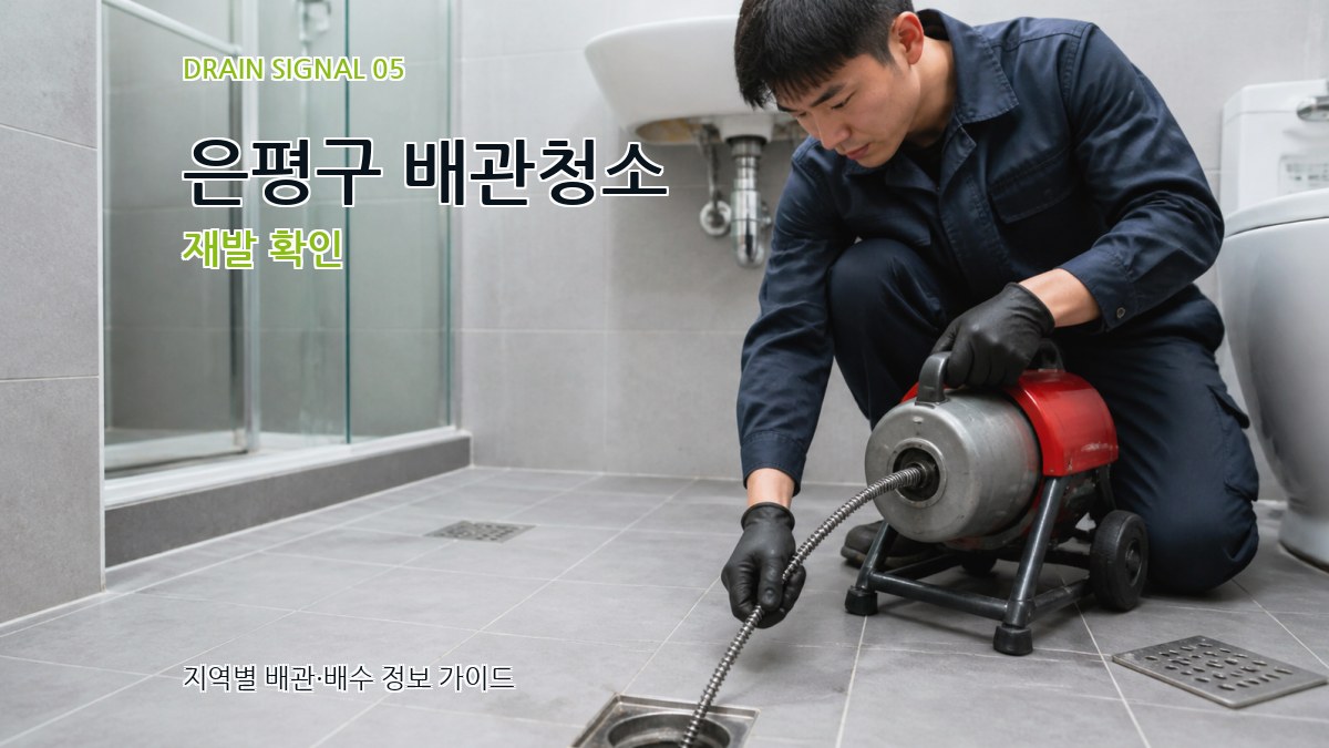 은평구 배관청소 재발 확인