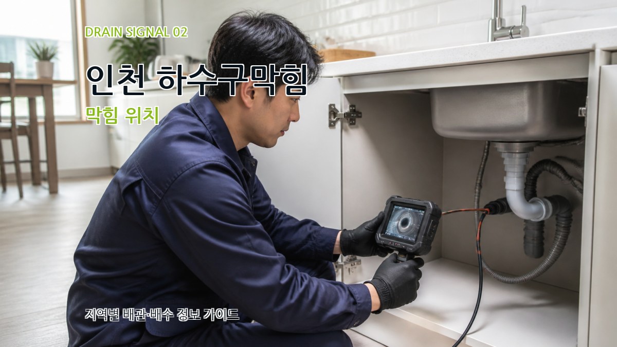 인천 하수구막힘 막힘 위치