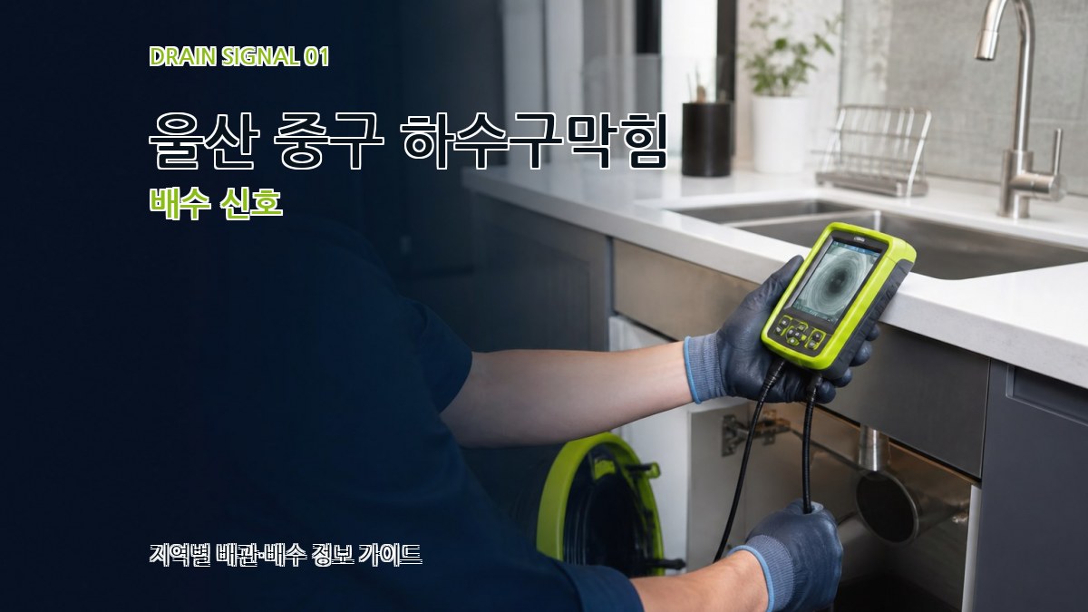 울산 중구 하수구막힘