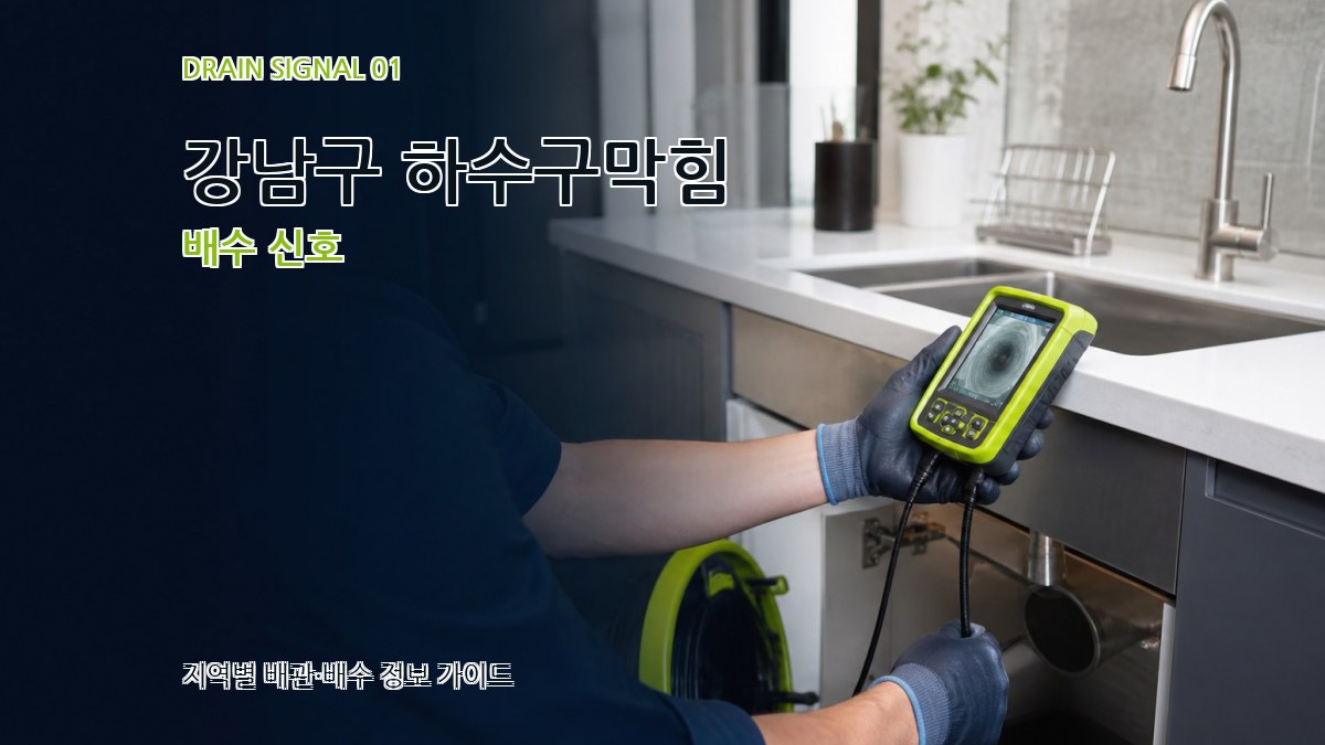강남구 하수구막힘