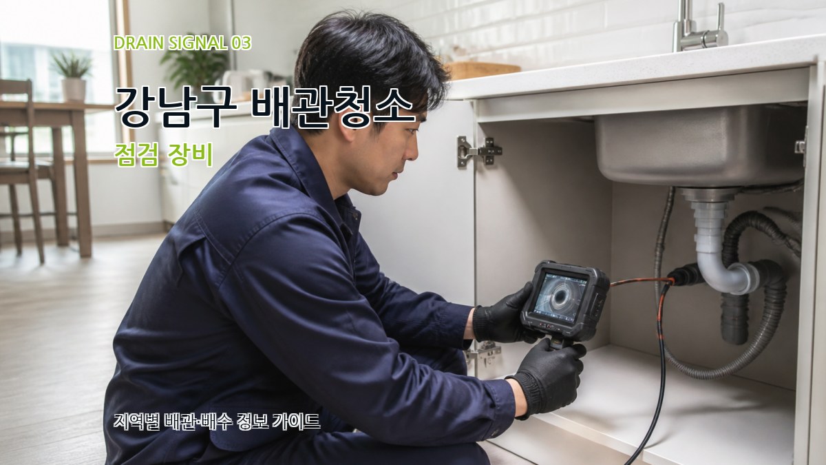 강남구 배관청소 점검 장비