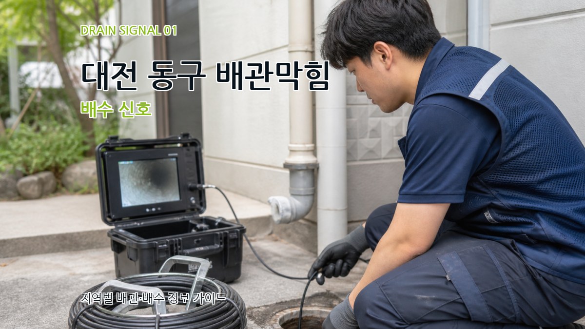 대전 동구 배관막힘