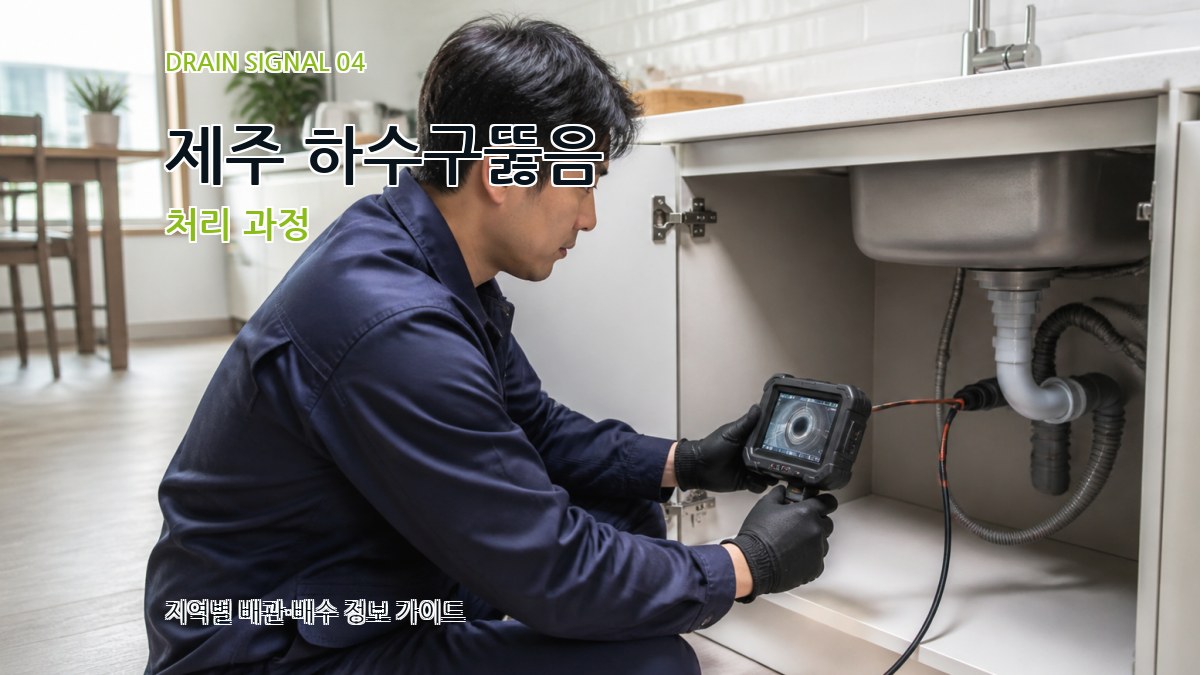 제주 하수구뚫음 처리 과정