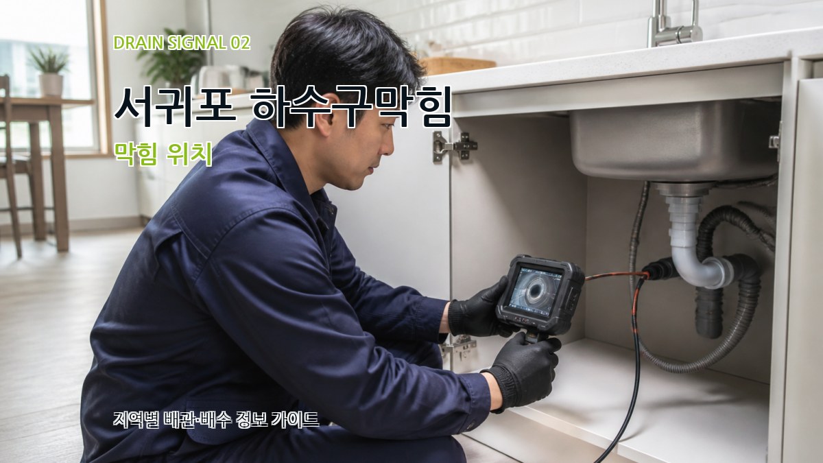 서귀포 하수구막힘 막힘 위치