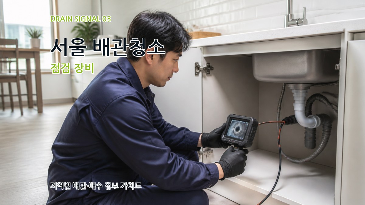 서울 배관청소 점검 장비