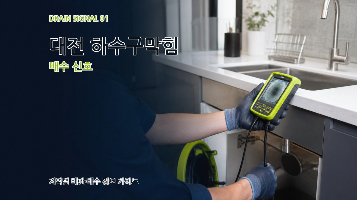 대전 하수구막힘