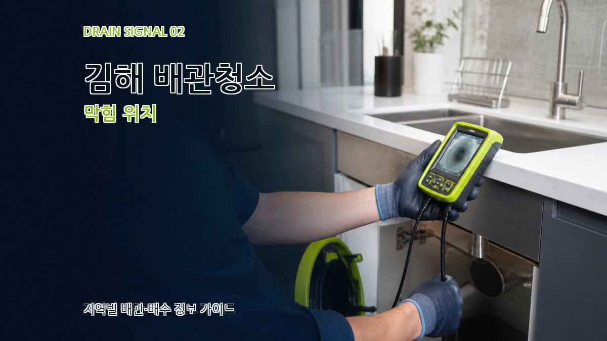김해 배관청소 막힘 위치