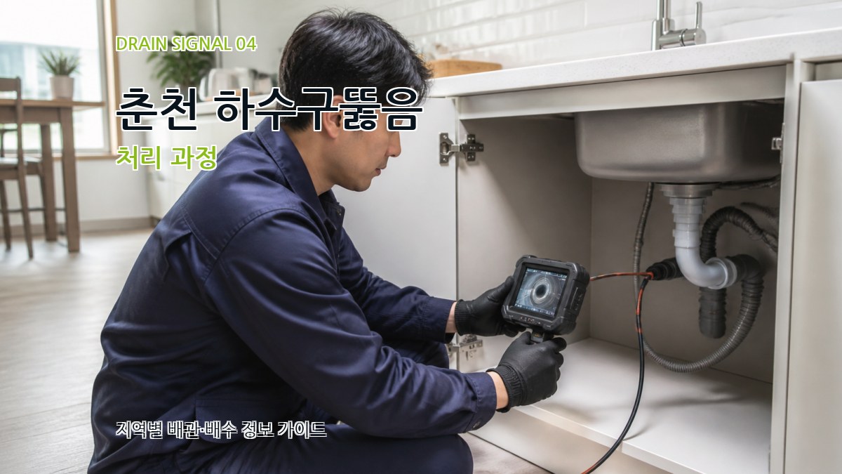 춘천 하수구뚫음 처리 과정