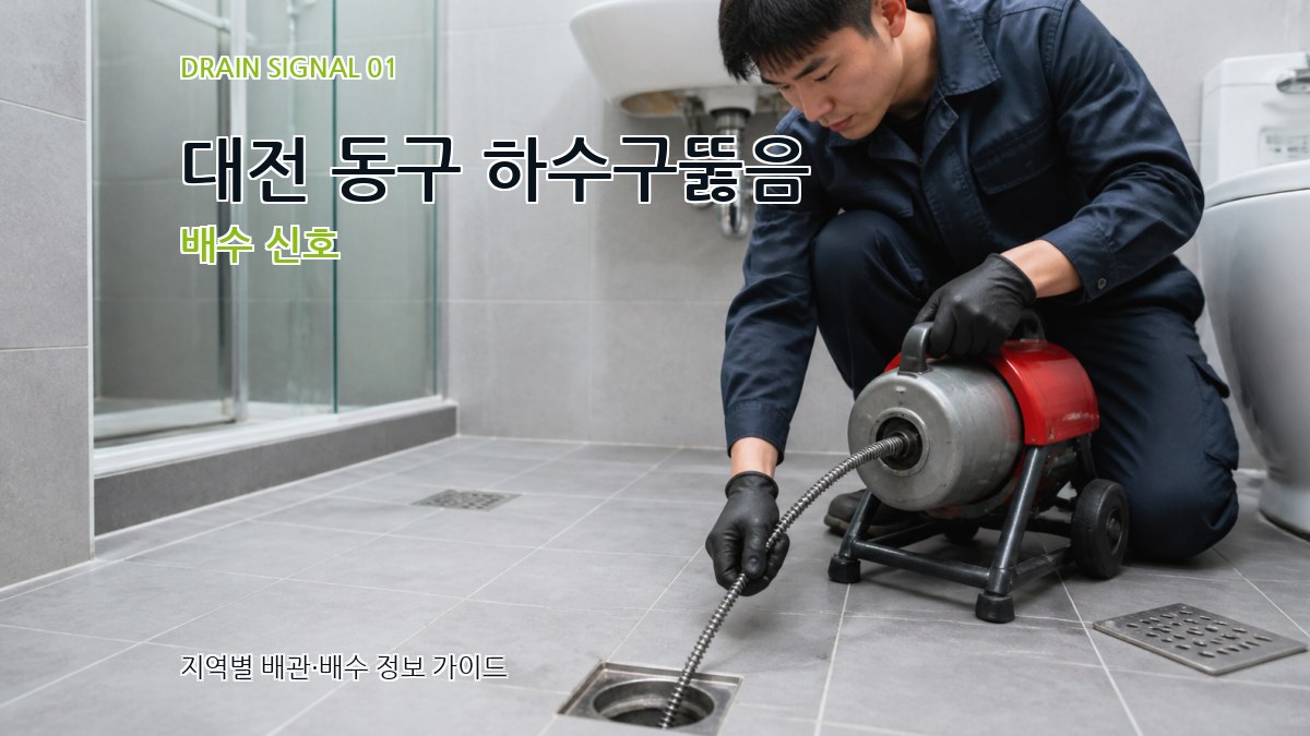 대전 동구 하수구뚫음