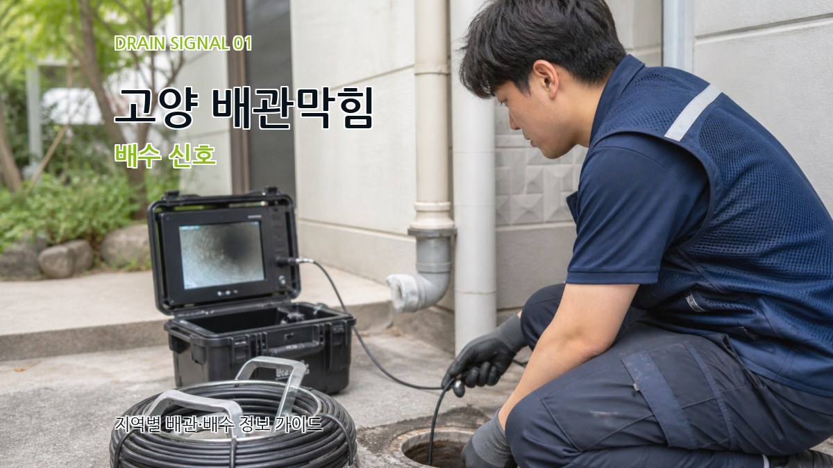 고양 배관막힘